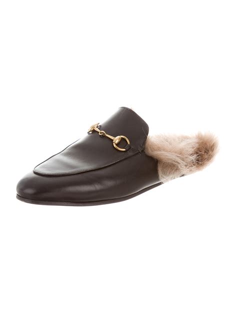 gucci shoes zwart|Gucci velvet mules with fur.